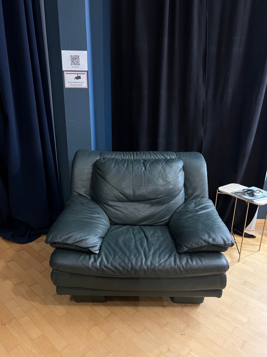 leather armchair